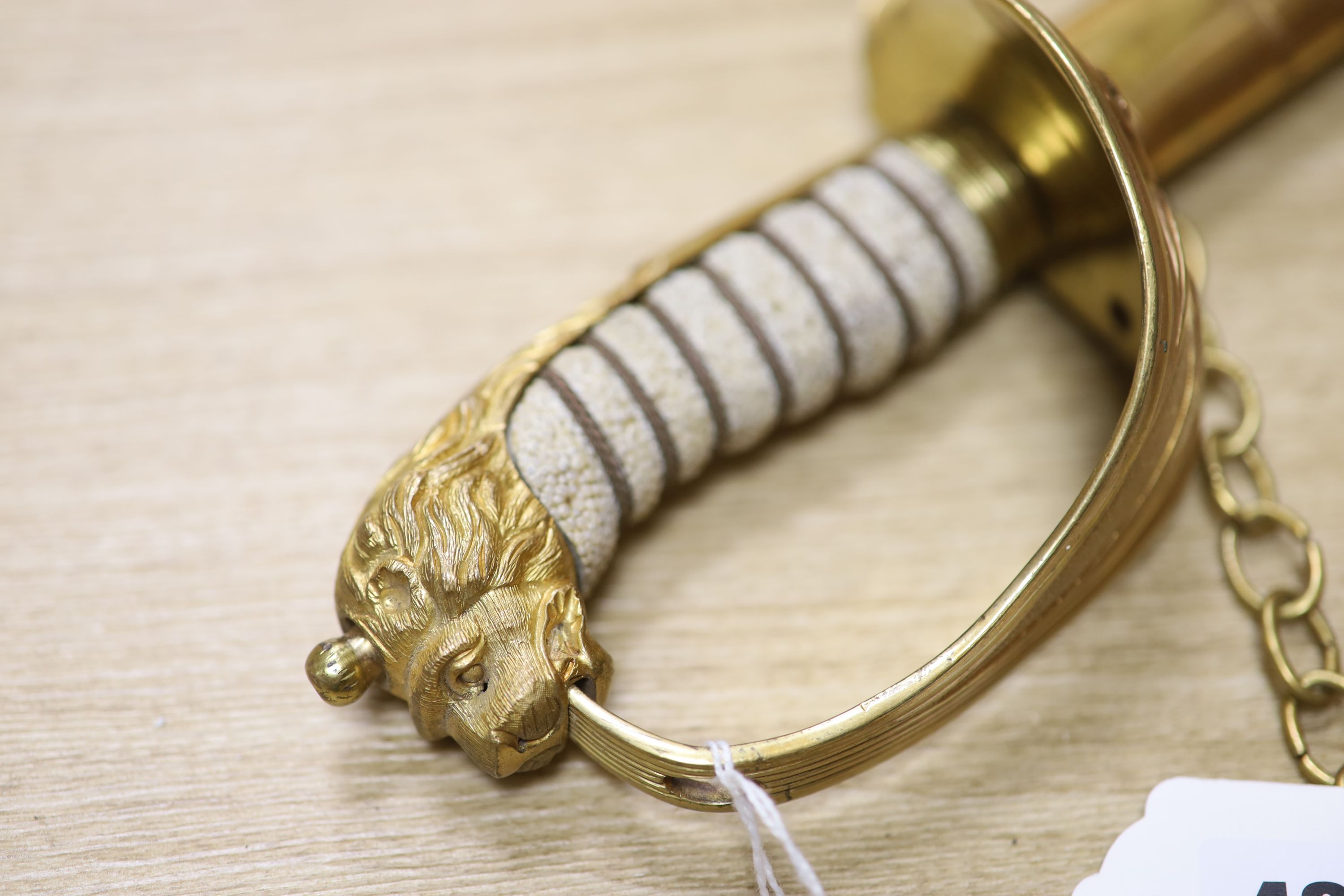 A late Naval Officers sword